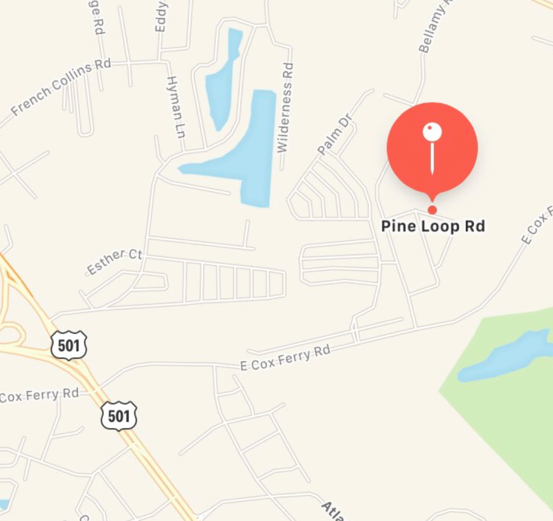 pine loop road map
